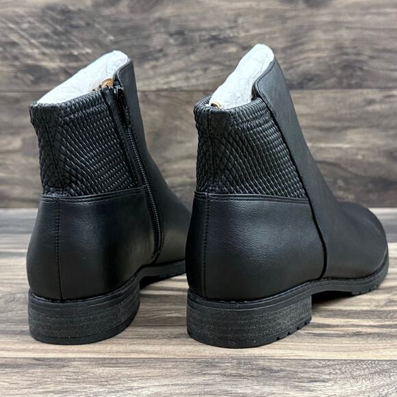 NIB Eurosoft by Sofft 9M Winsley Black Comfort Ankle Boots Booties - Picture 6 of 9